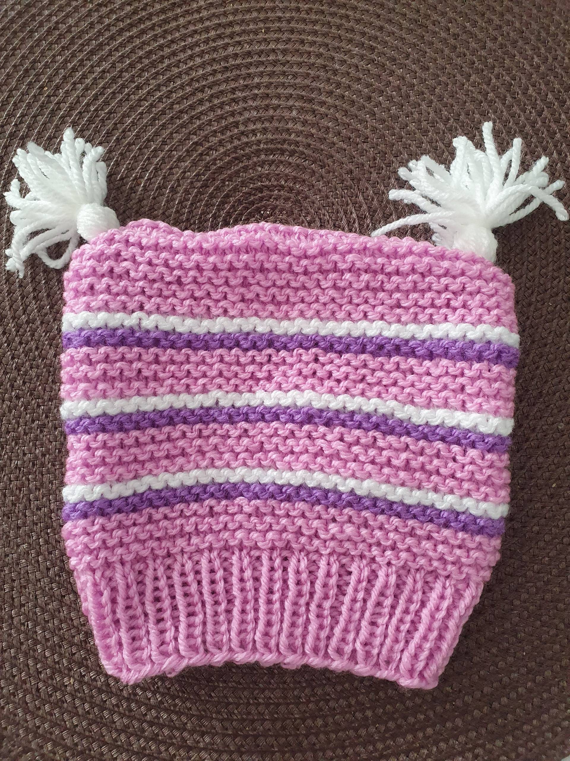 Handgestrickte Babymütze Ab Ca. 3 Monate von BirgitsStrickstube