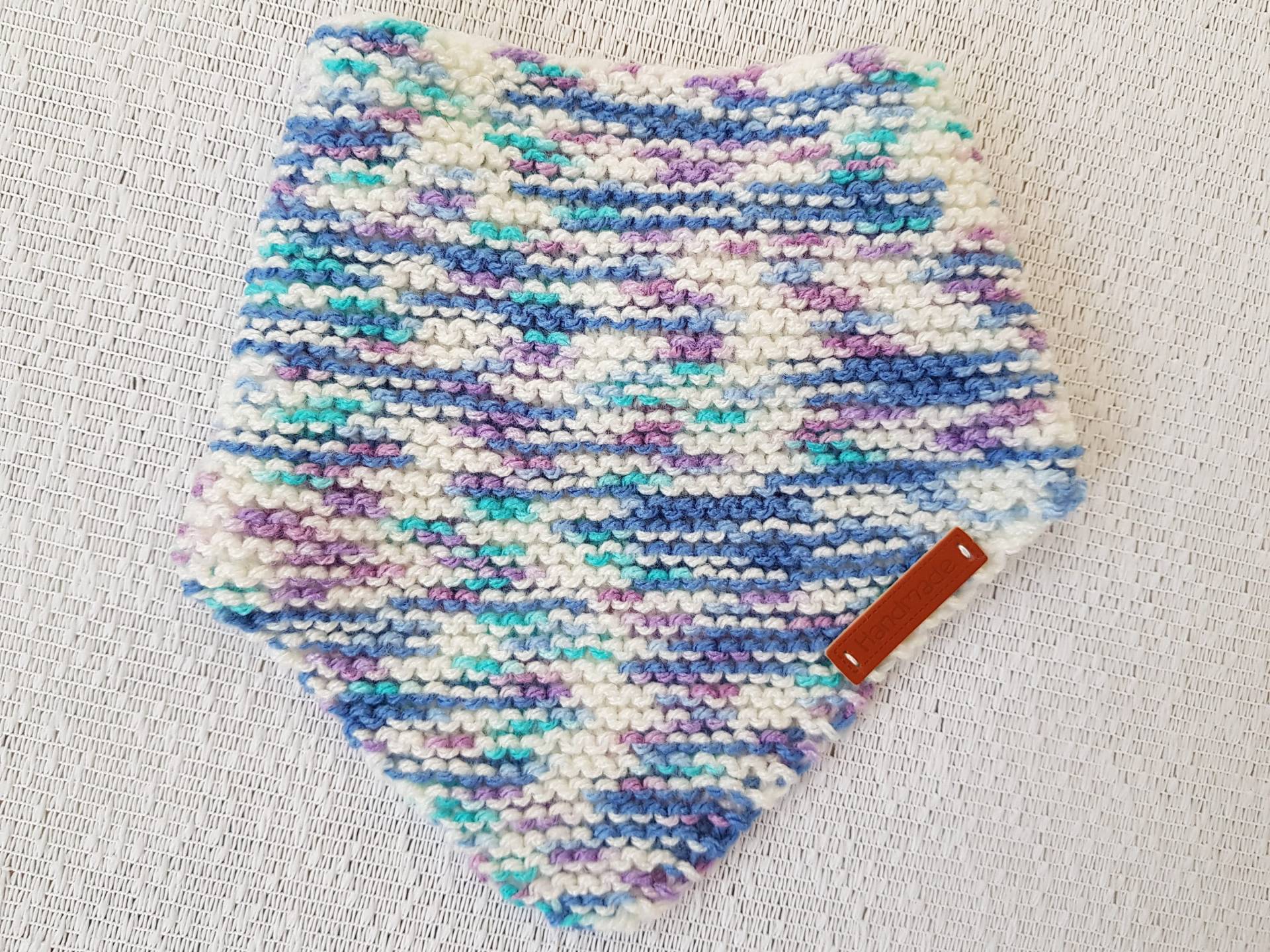 Handgestricktes Dreieckstuch, Halstuch Für Babies, Kleinkinder Und Kinder Ab Ca. 1/2 Jahr von BirgitsStrickstube