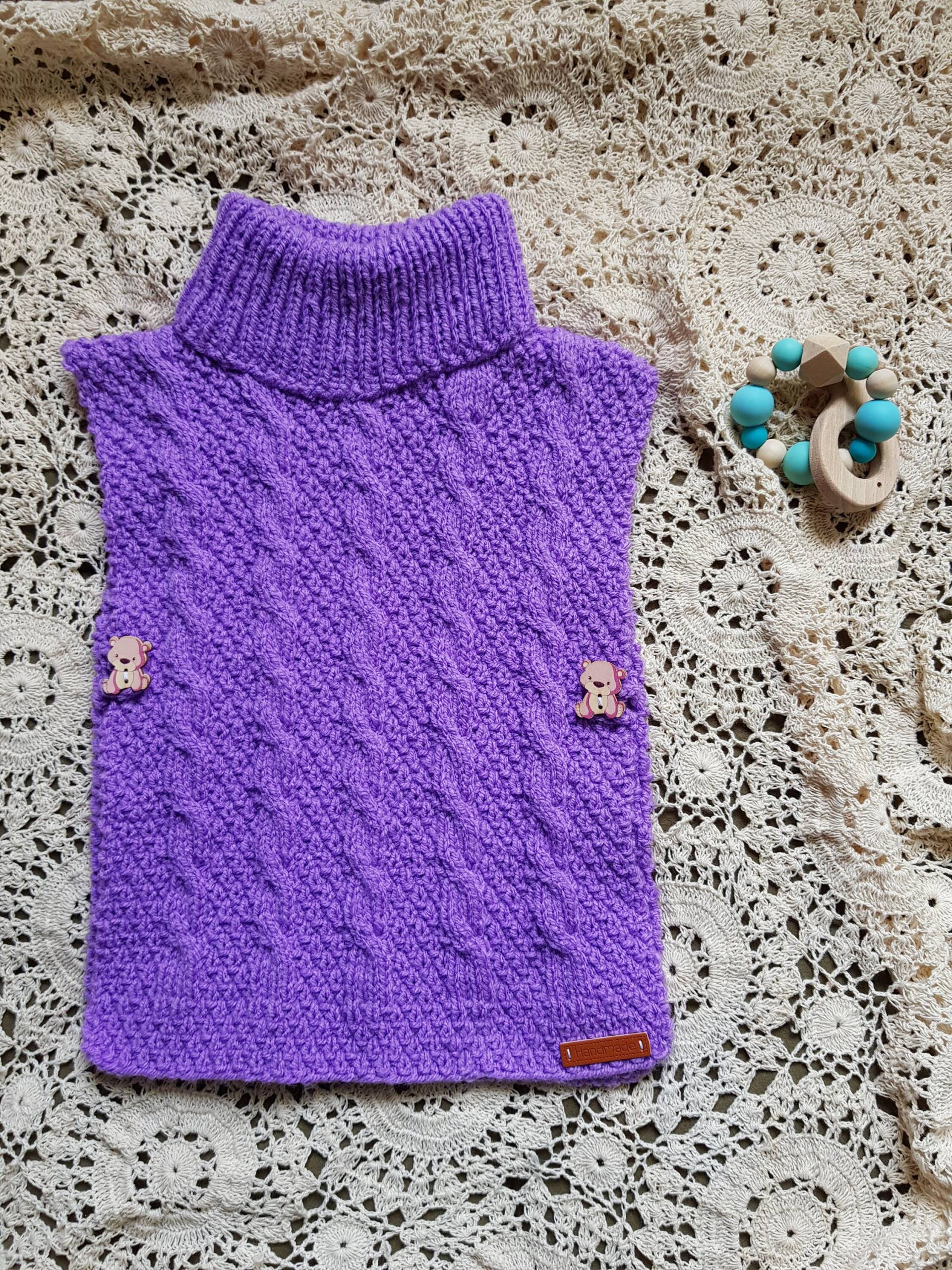 Kinderponcho von BirgitsStrickstube