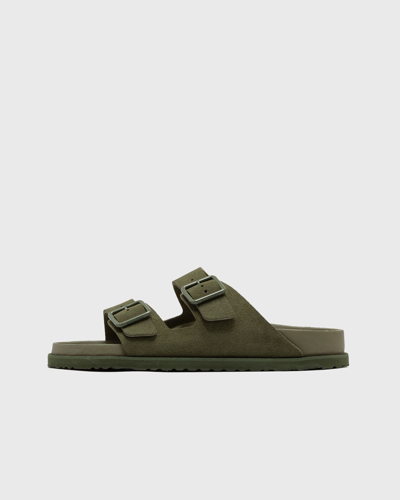 Birkenstock 1774 Arizona Cazador leather women Sandals & Slides green in Größe:36 von Birkenstock 1774