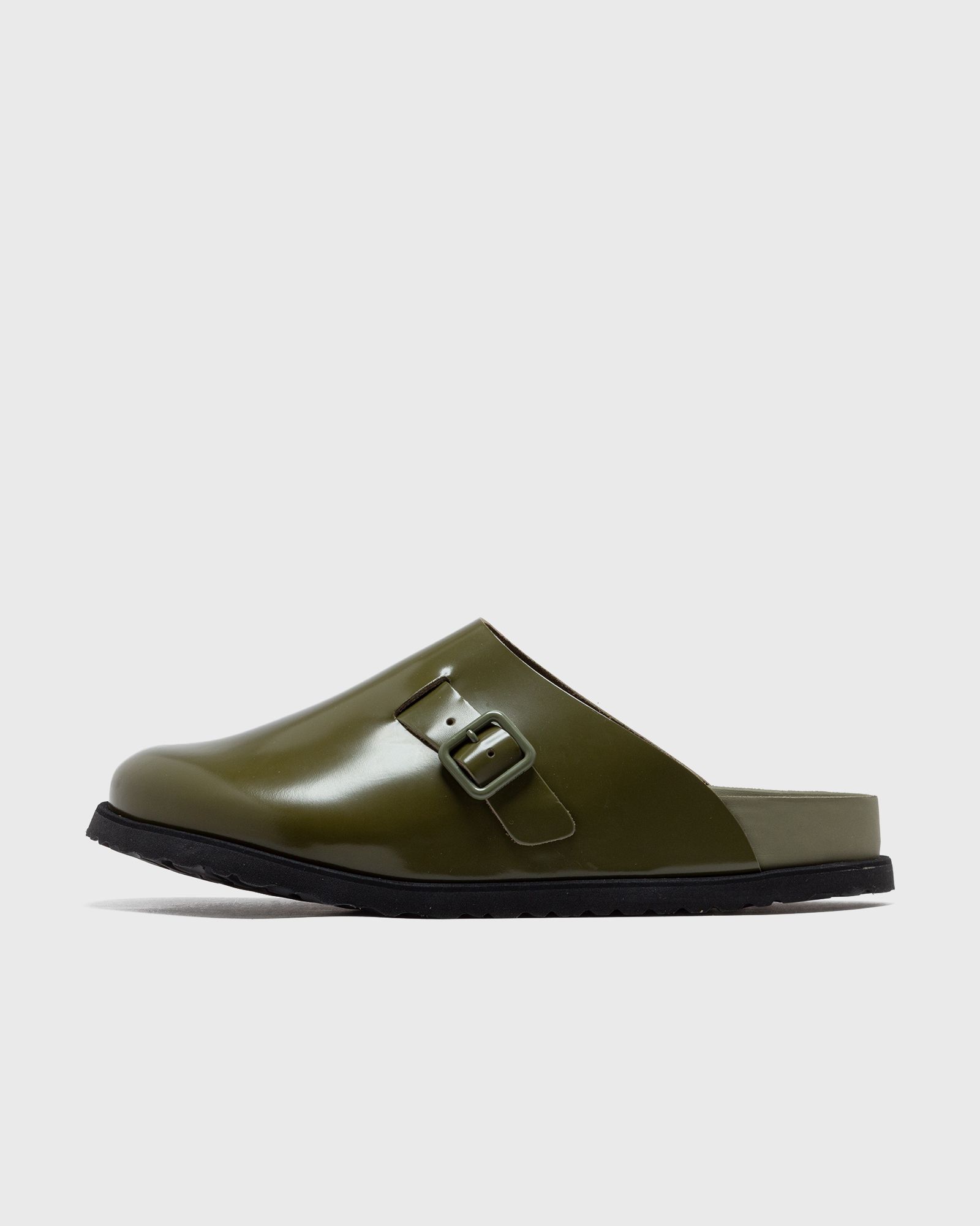 Birkenstock 1774 33 Dougal Shiny leather men Sandals & Slides green in Größe:42 von Birkenstock 1774