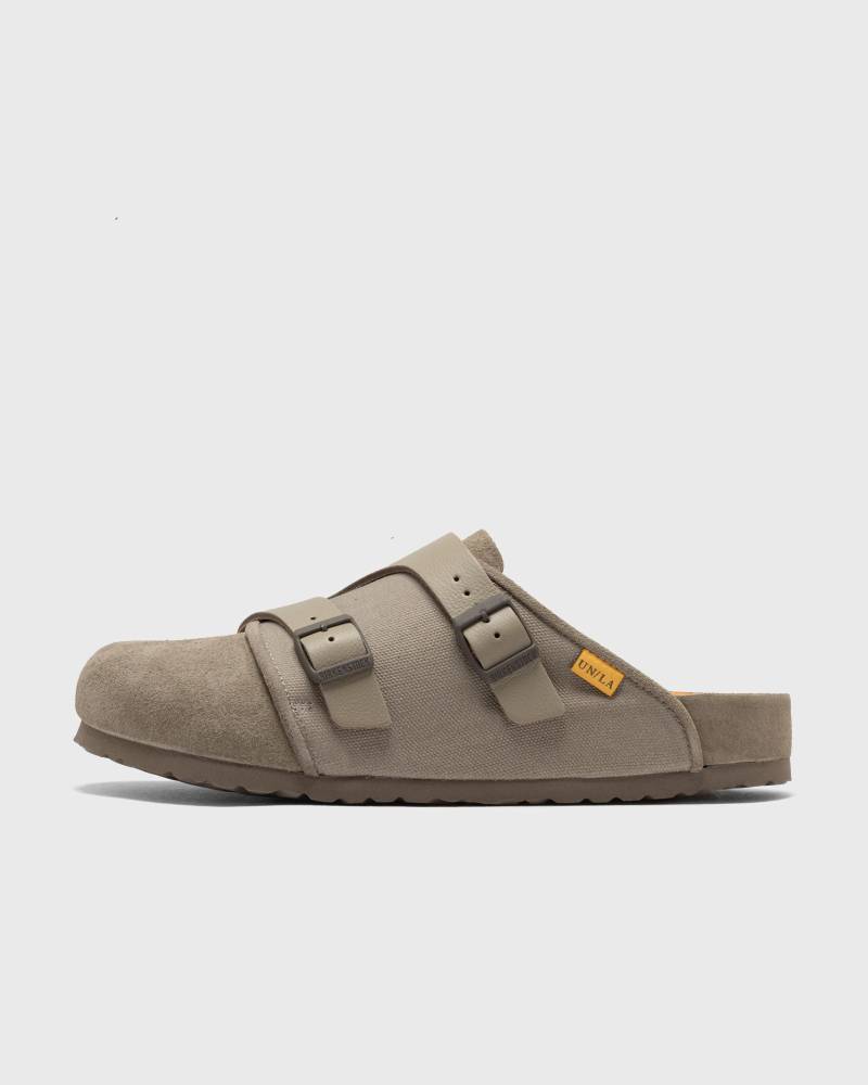 Birkenstock 1774 X UNION Bimshire EXQ Leather / Canvas Union men Sandals & Slides beige in Größe:40 von Birkenstock 1774