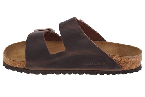 Birkenstock Arizona Leder, braun(braun), Gr. 49 von BIRKENSTOCK