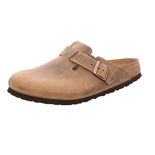 Birkenstock Classic BOSTON Unisex-Erwachsene Clogs, Tabacco Brown, 38 EU von BIRKENSTOCK