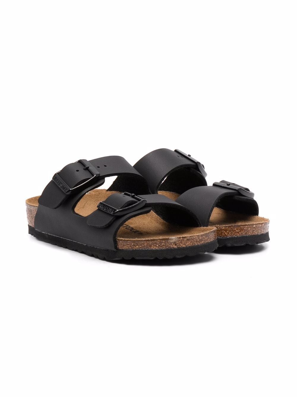 Birkenstock Kids Arizona Pantoletten - Schwarz von Birkenstock Kids