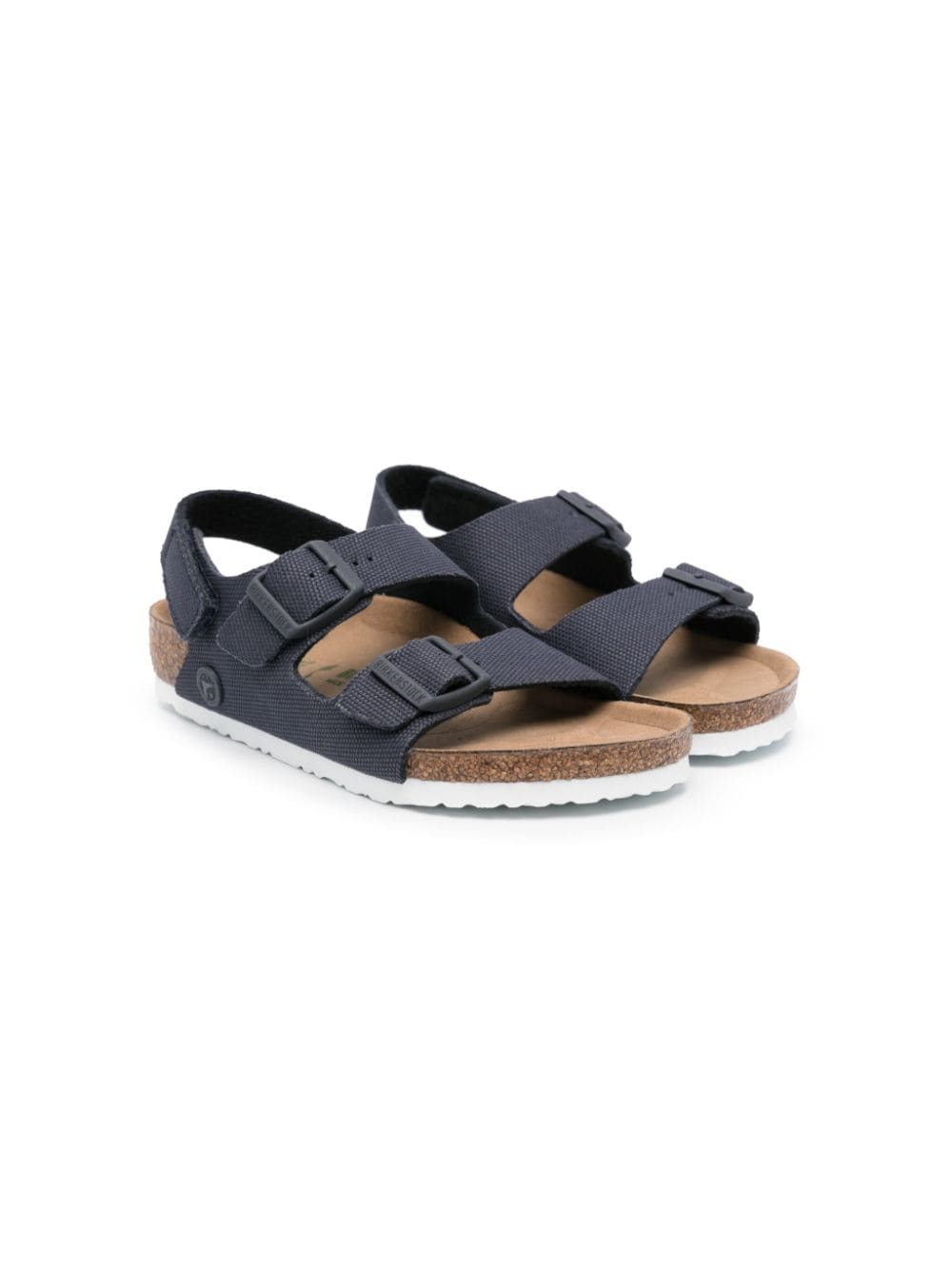 Birkenstock Kids Milano Sandalen mit Klettverschluss - Blau von Birkenstock Kids