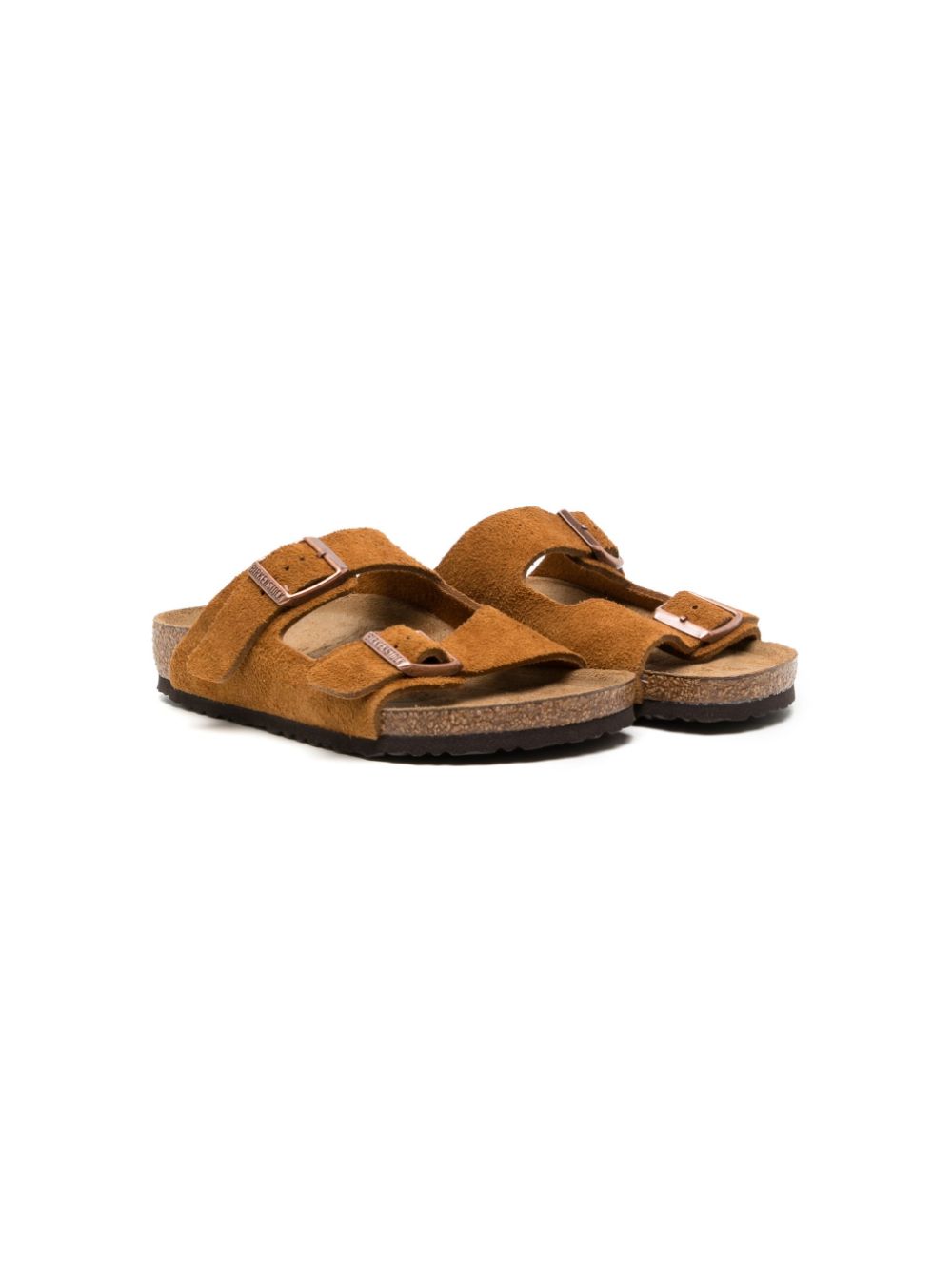 Birkenstock Kids Klassische Sandalen - Braun von Birkenstock Kids