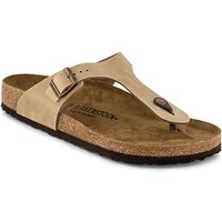 BIRKENSTOCK Herren Zehensandalen beige Glattleder von Birkenstock