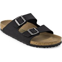 BIRKENSTOCK Herren Pantoletten schwarz Textil von Birkenstock