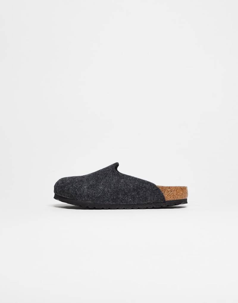 Birkenstock - Amsterdam - Hausschuhe in Anthrazit, unisex-Grau von Birkenstock