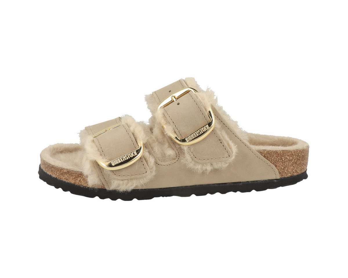 Birkenstock Arizona Big Buckle Lammfell geöltes Nubukleder normal Sandale Sandaletten, Sommerschuhe, Badeschuhe, Riemchen, Schlappen von Birkenstock