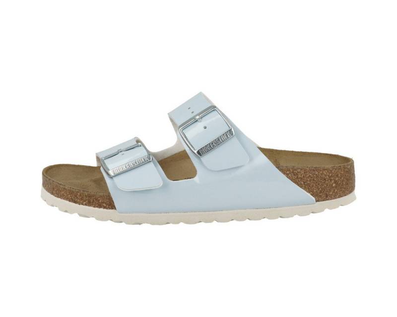 Birkenstock Arizona Birko-Flor Patent schmal Damen Pantolette Hausschuhe, Sandaletten, Mules, Pantoffeln, Slipper von Birkenstock