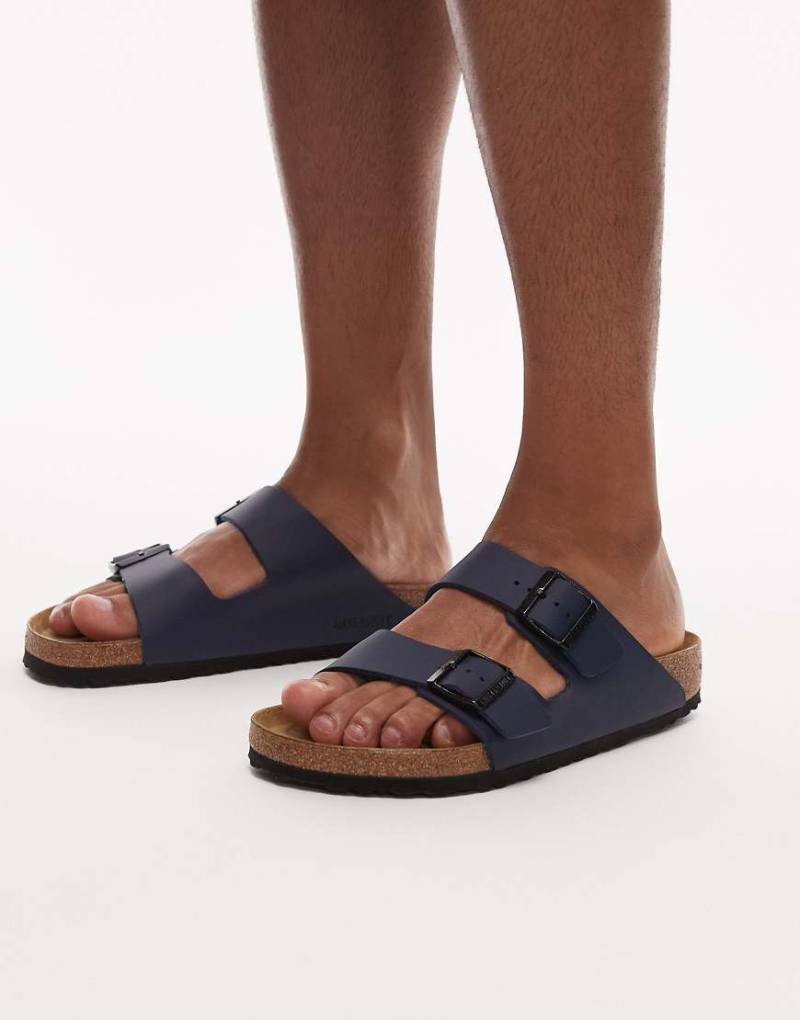 Birkenstock - Arizona Birko-Flor - Sandalen in Marineblau von Birkenstock