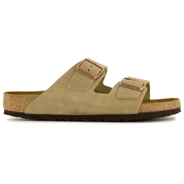 Birkenstock - Arizona FL WB - Sandalen Gr 36 - Regular beige/braun von Birkenstock