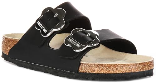 Birkenstock Arizona Flower Undefined's Buckle Adj Anatomische Sandalen, Schwarz , 5.5 UK Child von Birkenstock
