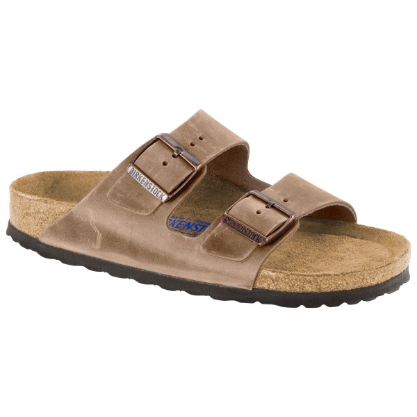 Birkenstock - Arizona SFB LEOI - Sandalen Gr 38 - Narrow braun/beige von Birkenstock