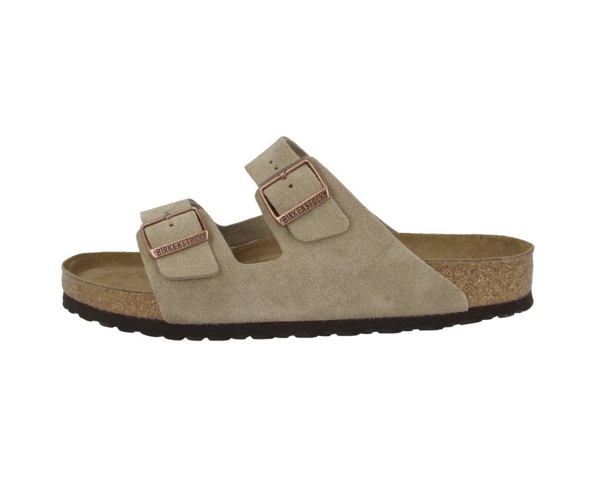 Birkenstock Arizona SFB Veloursleder Weichbettung normal Sandale von Birkenstock