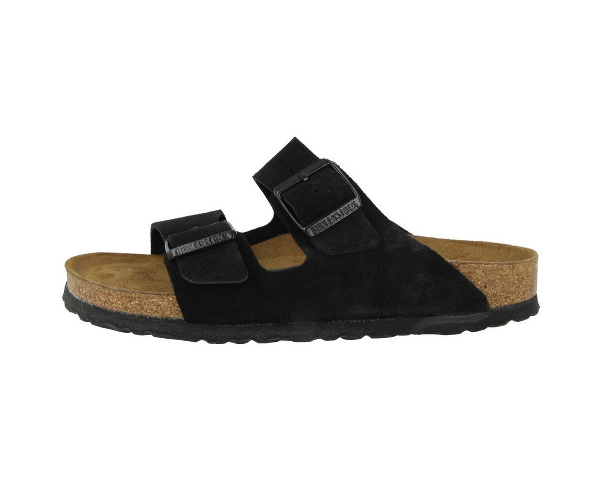 Birkenstock Arizona SFB Veloursleder Weichbettung schmal Sandale von Birkenstock