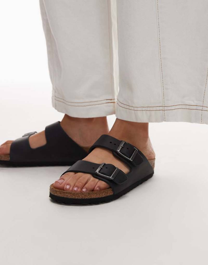 Birkenstock - Arizona - Sandalen in Schwarz aus geöltem Leder Birkenstock - Arizona - Sandalen in Schwarz aus geöltem Leder von Birkenstock