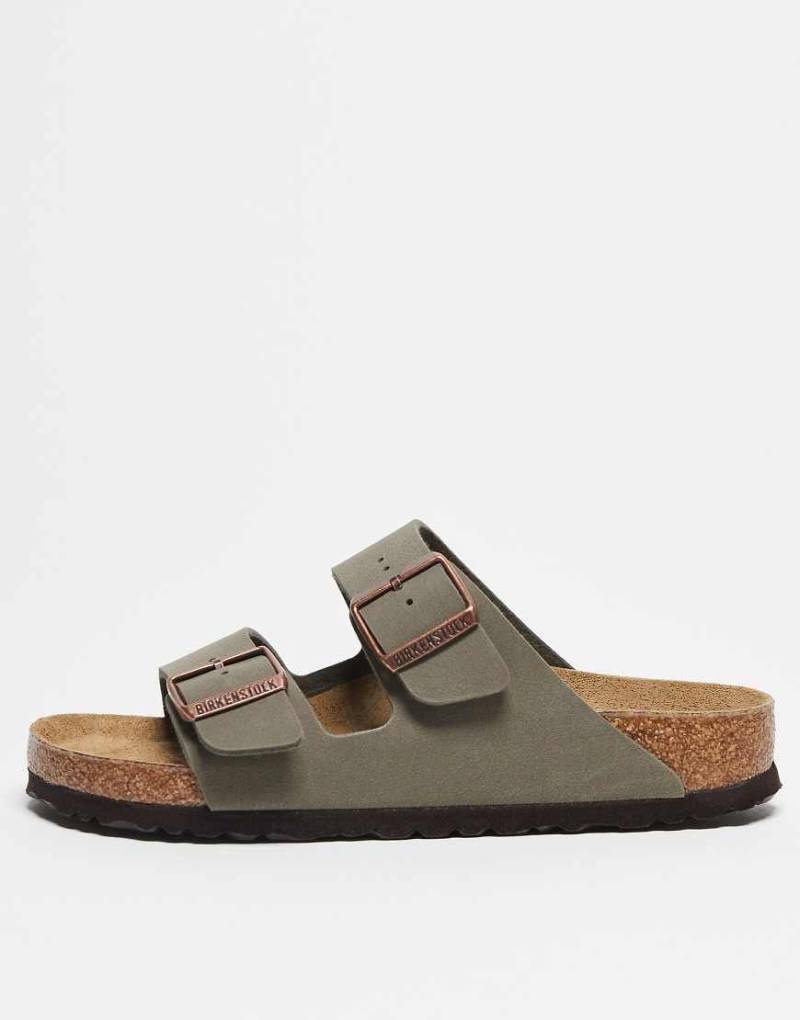 Birkenstock - Unisex - Arizona - Birko-Flor - Sandalen in Steinbeige-Neutral von Birkenstock