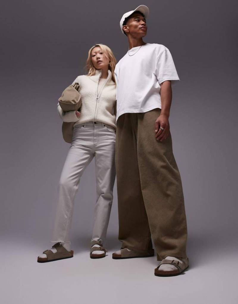 Birkenstock - Arizona - Unisex-Sandalen aus Wildleder in Taupe-Braun Birkenstock - Arizona - Unisex-Sandalen aus Wildleder in Taupe-Braun von Birkenstock