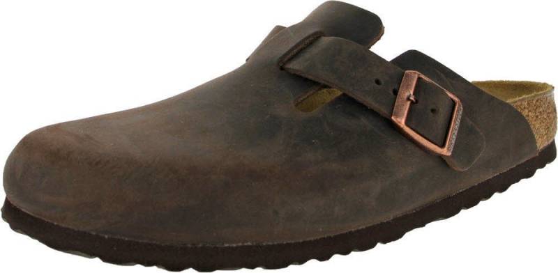 Birkenstock Birkenstock Boston braun Fettleder Clog von Birkenstock