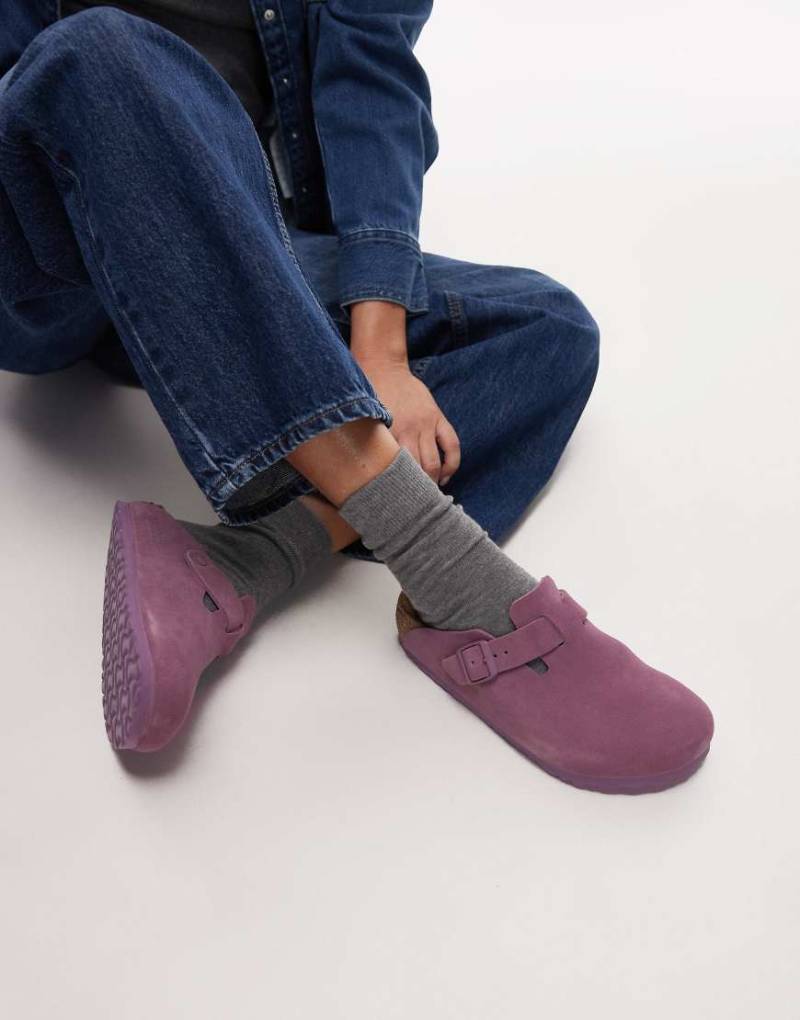 Birkenstock - Boston - Clogs in Mauve-Lila von Birkenstock