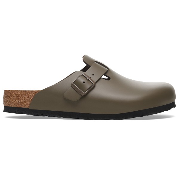 Birkenstock - Boston Natural Leather - Sandalen Gr 41 - Regular braun von Birkenstock