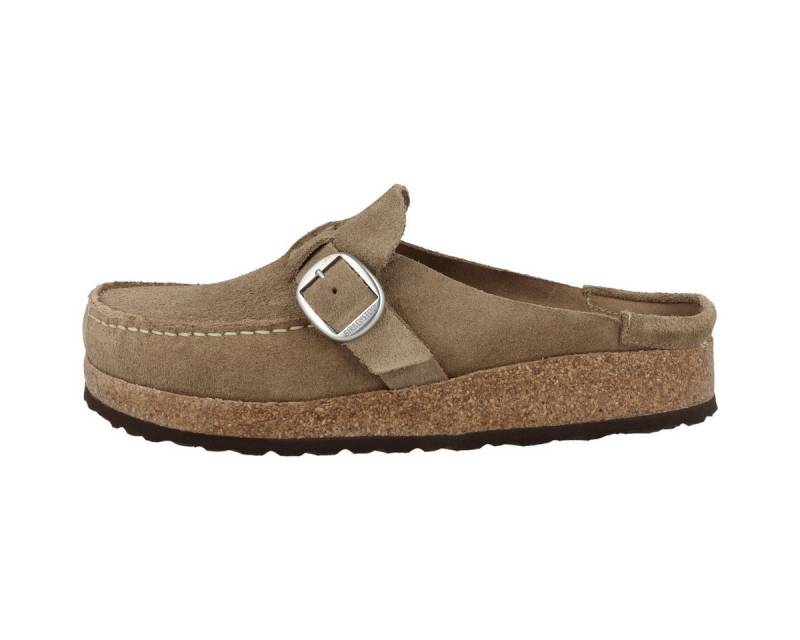 Birkenstock Buckley Veloursleder normal Damen Clog Sandalen, Hausschuhe, Pantoletten, Badeschuhe, Gartenschuhe von Birkenstock