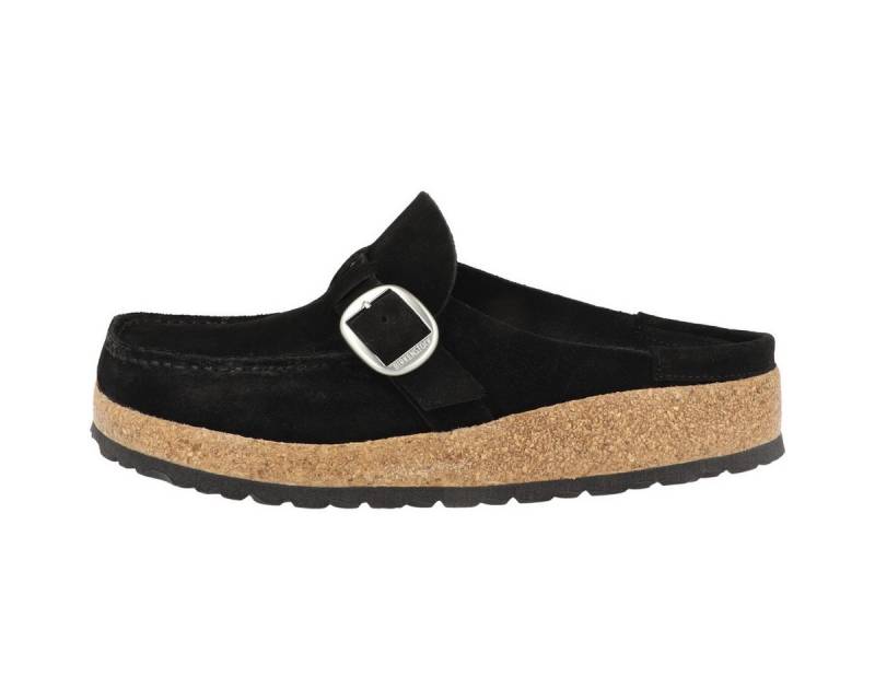 Birkenstock Buckley Veloursleder normal Damen Clog Sandalen, Hausschuhe, Pantoletten, Badeschuhe, Gartenschuhe von Birkenstock