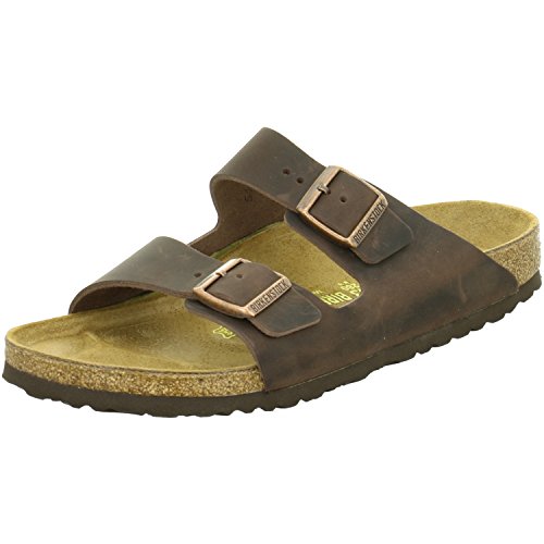 Birkenstock Arizona Herren-Schuhe mit Schnalle, Habana, 43 EU von BIRKENSTOCK