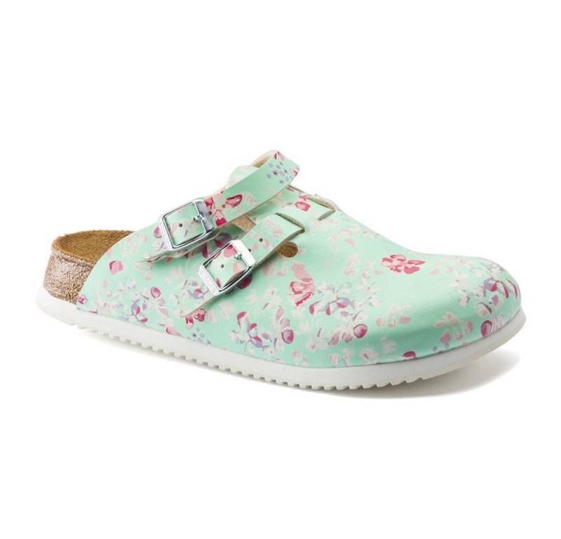 Birkenstock Clog Kay Superlauf, Birko-Flor, Flower Field Mint Pantolette von Birkenstock