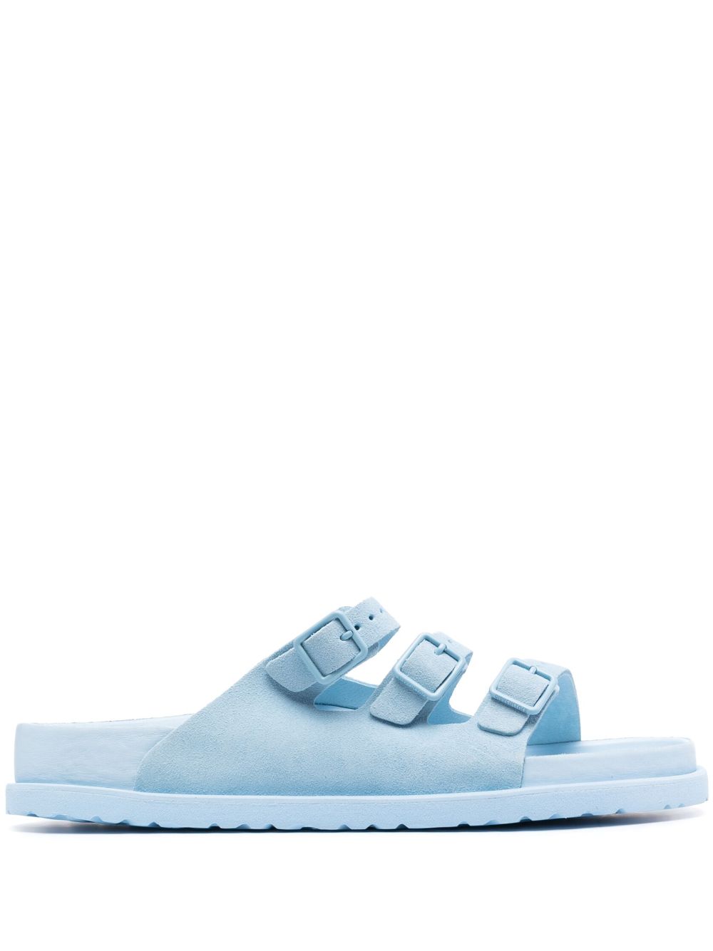 Birkenstock Florida Fresh Sandalen aus Wildleder - Blau von Birkenstock