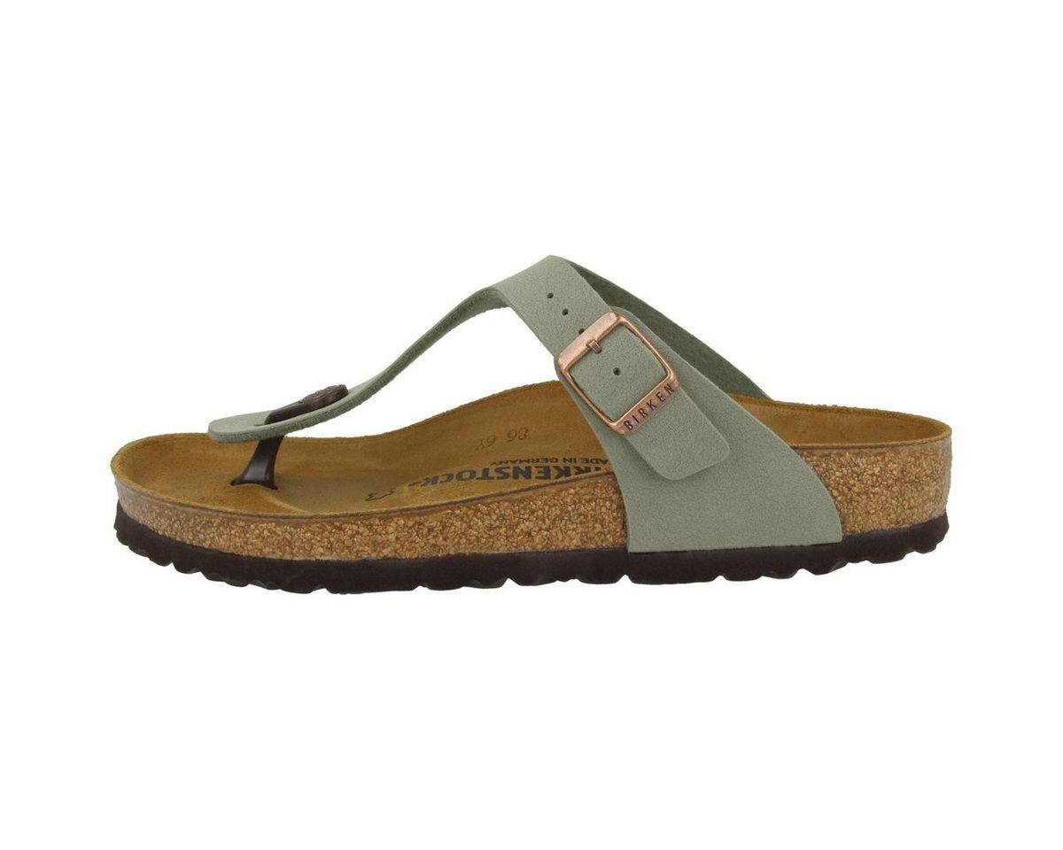 Birkenstock Gizeh Birko-Flor Nubuk normal Unisex Erwachsene Zehentrenner Sandalen, Sandaletten, Sommerschuhe, Badeschuhe, Zehentrenner von Birkenstock