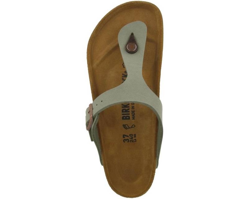 Birkenstock Gizeh Birko-Flor Nubuk normal Unisex Erwachsene Zehentrenner Sandalen, Sandaletten, Sommerschuhe, Badeschuhe, Zehentrenner von Birkenstock