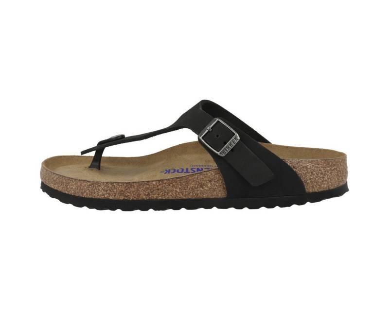 Birkenstock Gizeh SFB Nubukleder Weichbettung normal Damen Zehentrenner Sandalen, Sandaletten, Sommerschuhe, Badeschuhe, Zehentrenner von Birkenstock