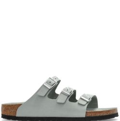 Birkenstock Grüne Ledersandalen Für Damen von Birkenstock