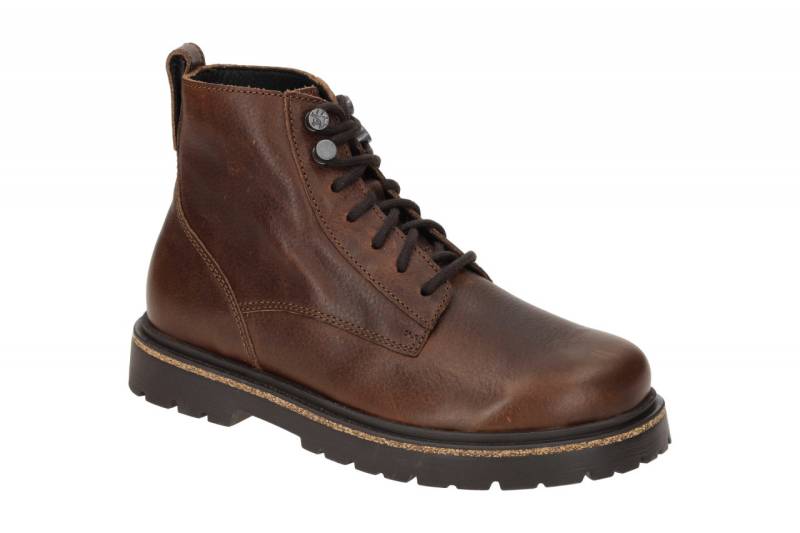 Birkenstock HIGHWOOD LACE MID 1028501 braun - bequeme Stiefelette f?r Damen von Birkenstock