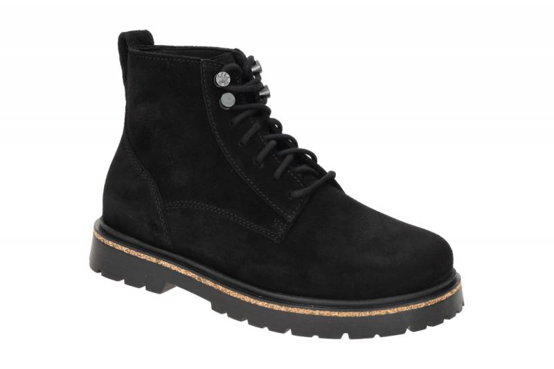 Birkenstock HIGHWOOD LACE MID 1028930 schwarz - bequeme Stiefelette f?r Damen von Birkenstock