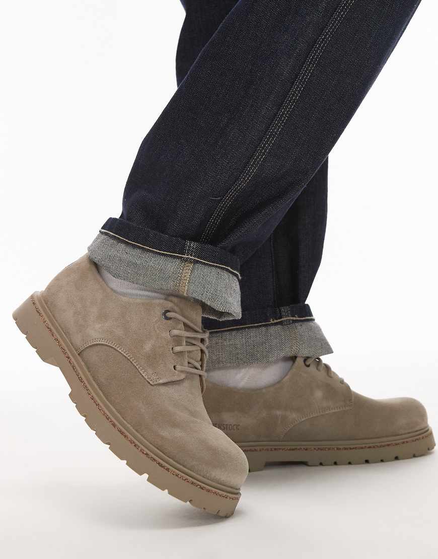 Birkenstock - Highwood - Schnürschuhe in Taupe mit kurzem Schaft-Neutral Birkenstock - Highwood - Schnürschuhe in Taupe mit kurzem Schaft-Neutral von Birkenstock