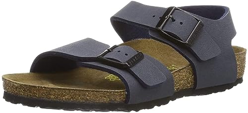 Birkenstock Kids New York Sandalen, Blau (Navy), 27 EU von BIRKENSTOCK