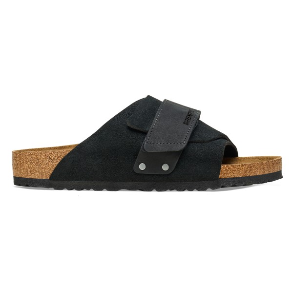 Birkenstock - Kyoto Nubuck/Suede Leather - Sandalen Gr 38 - Narrow schwarz von Birkenstock