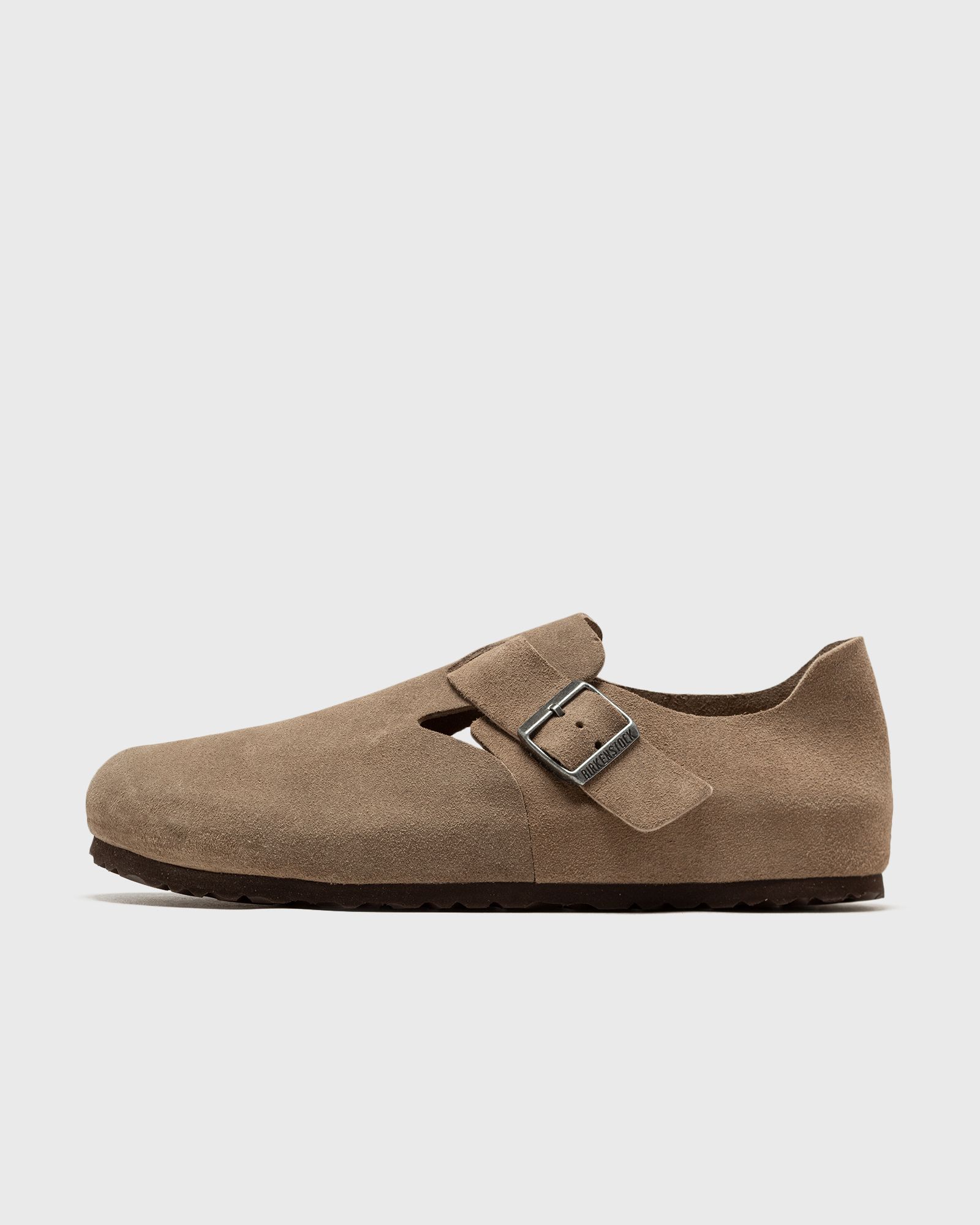 Birkenstock London Suede men Sandals & Slides brown in Größe:37 von Birkenstock