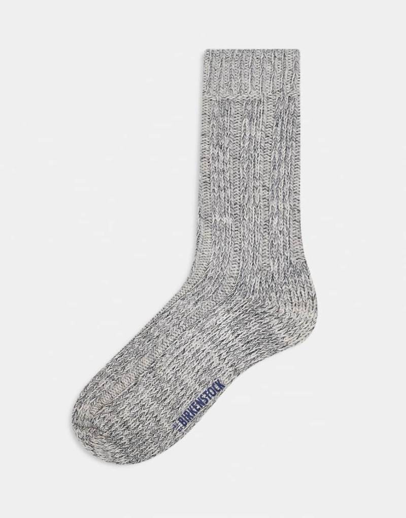Birkenstock - Menswear - Socken aus geflammter Baumwolle in Grau von Birkenstock