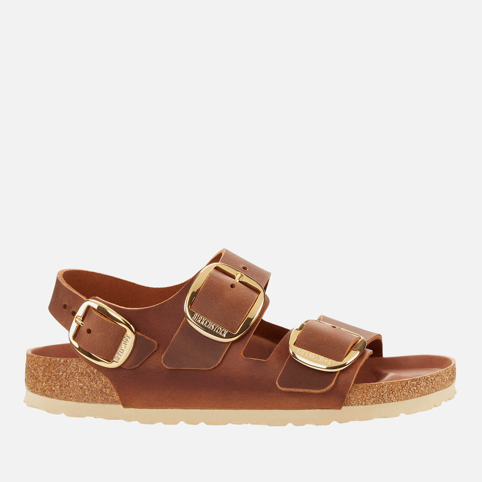 Birkenstock Milano Buckle Oiled Leather Sandals - EU 36/UK 3.5 von Birkenstock