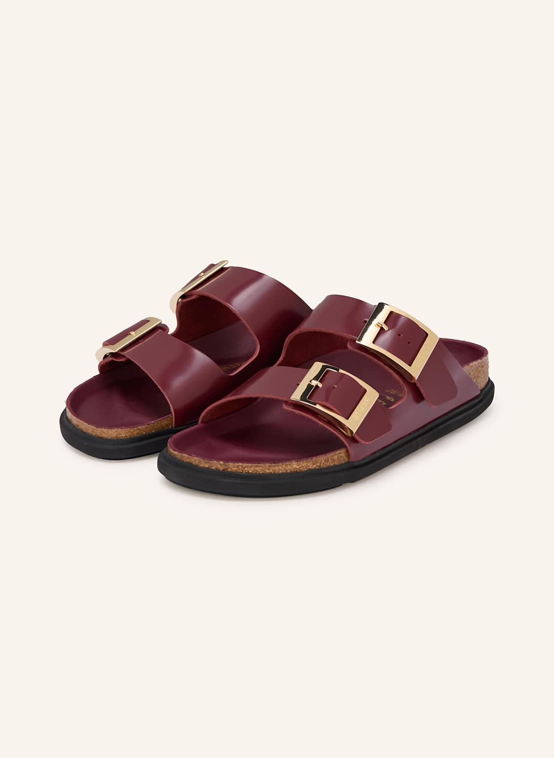 Birkenstock Pantolette Arizona Droplet Buckle rot von Birkenstock