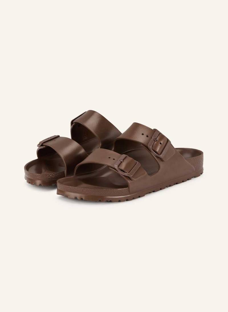 Birkenstock Pantoletten Arizona Eva braun von Birkenstock