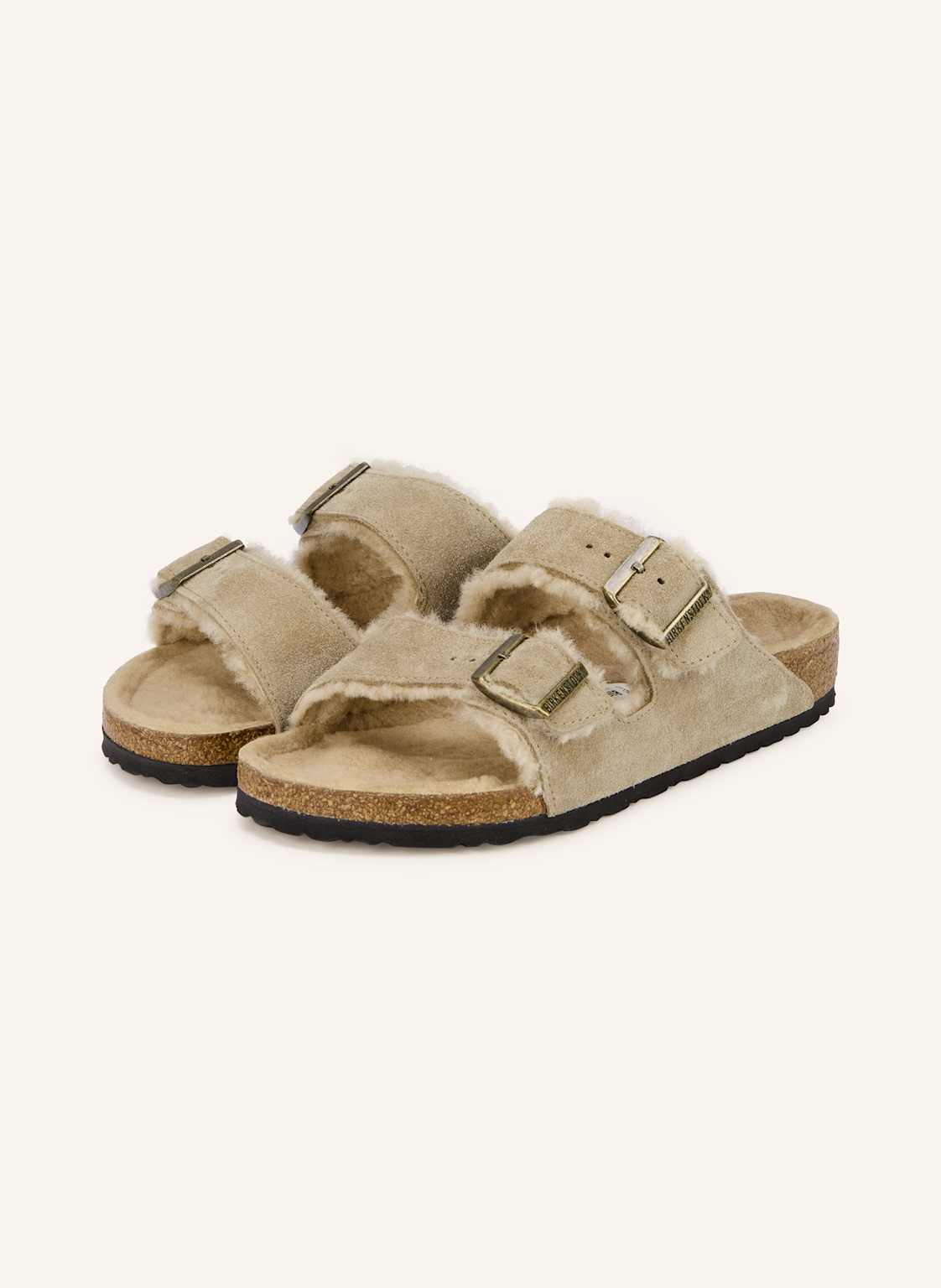 Birkenstock Pantoletten Arizona beige von Birkenstock