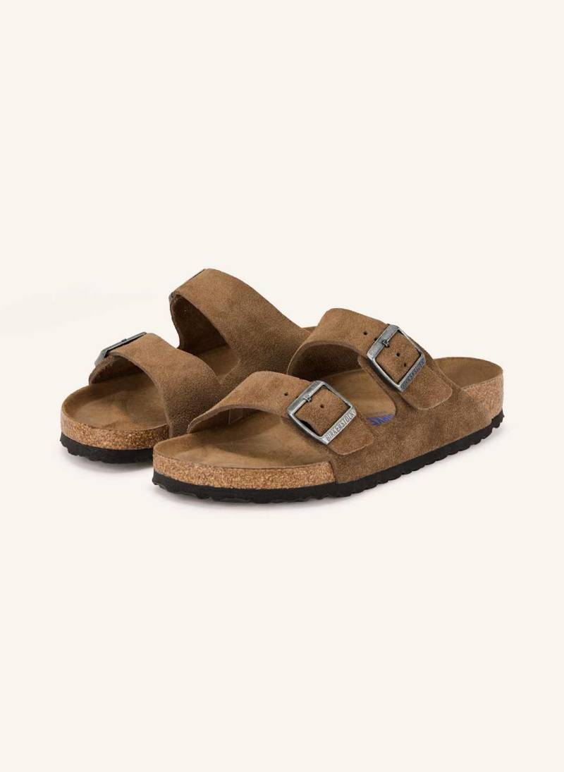 Birkenstock Pantoletten Arizona Bs braun von Birkenstock