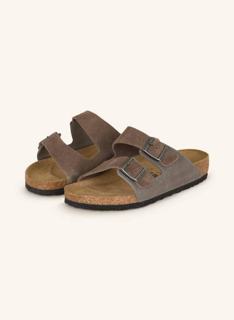 Birkenstock Pantoletten Arizona grau von Birkenstock
